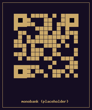QR-код monobank для пополнения банки